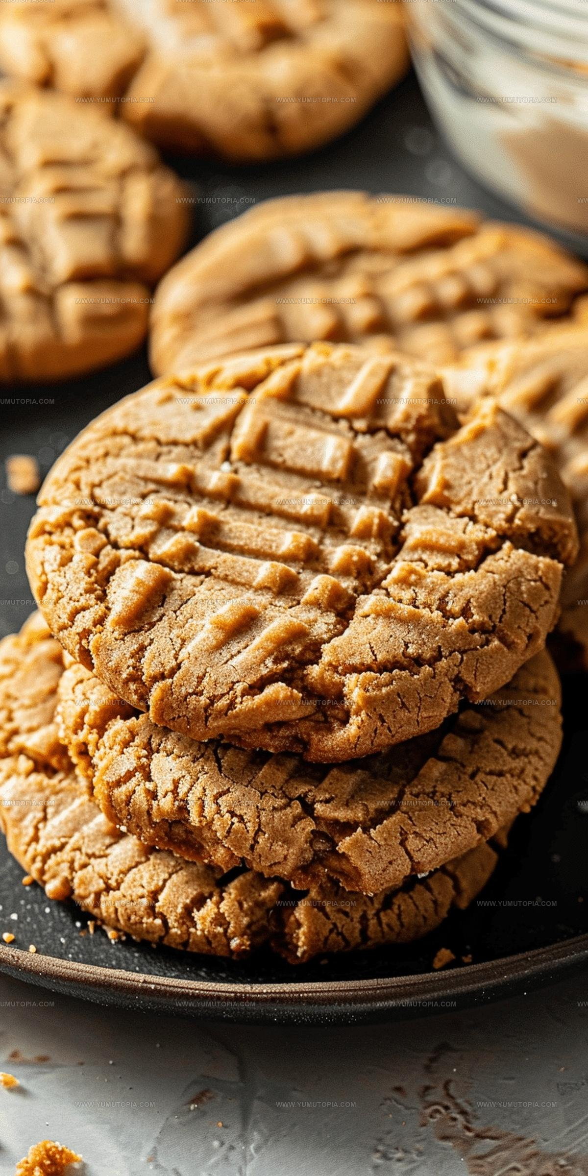 4 Ingredient Peanut Butter Cookies Recipe