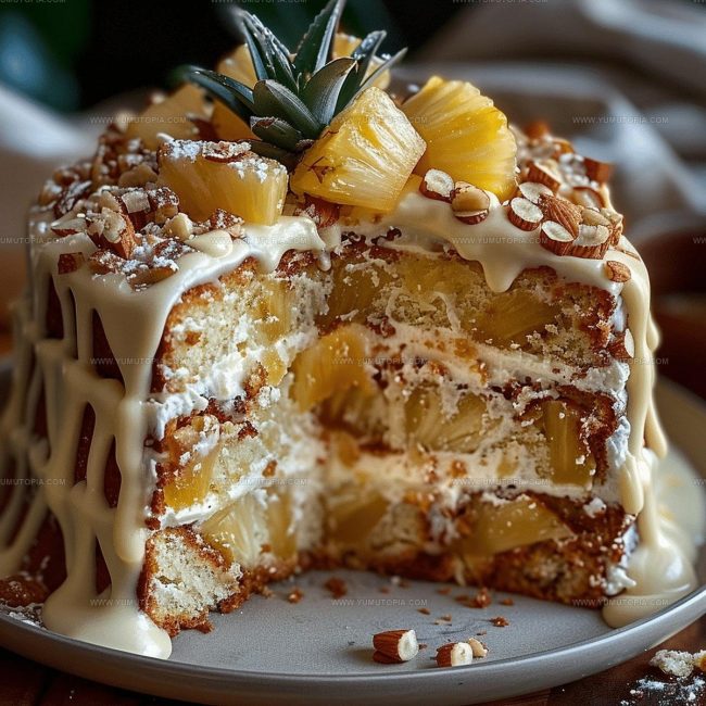 Southern Pineapple Cake Preparation Steps