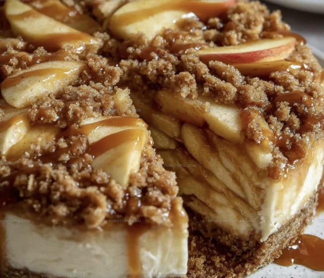 How to Make Apple Cinnamon Cheesecake Crumble