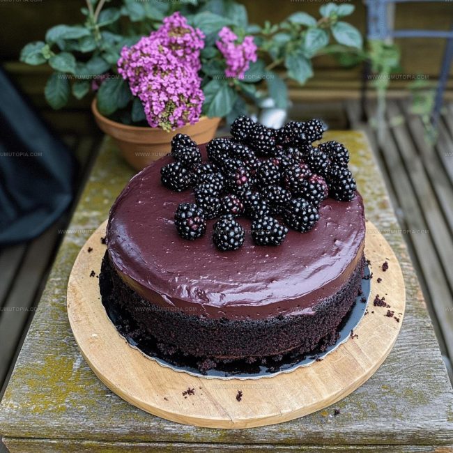 What Makes Blackberry Velvet Cake So Dramatic