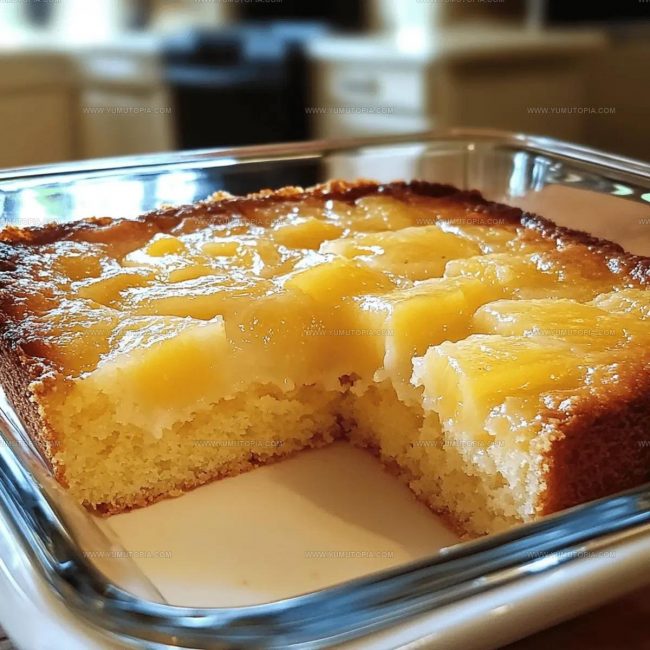 Directions for Pineapple Heaven Cake