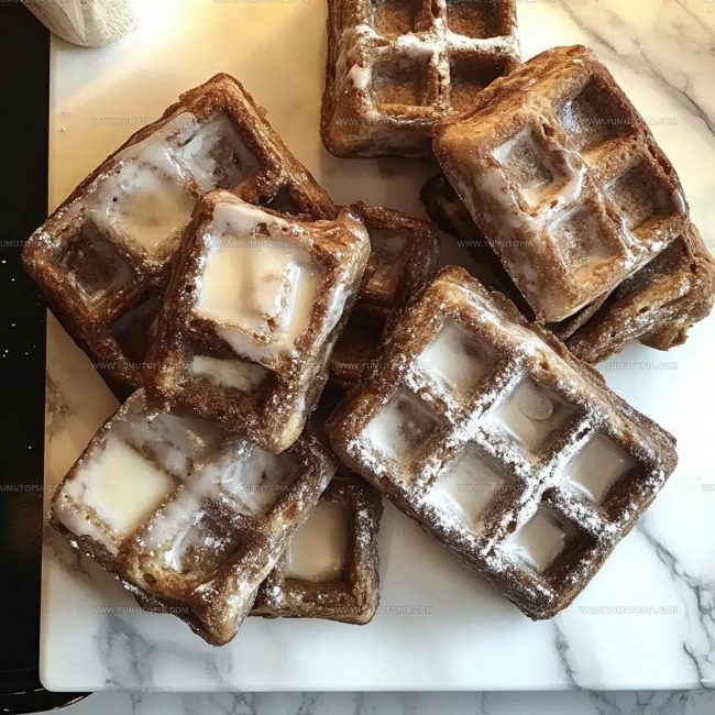 Directions for Apple Fritter Waffle Donuts