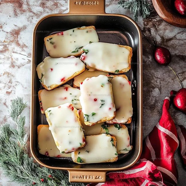 Step-by-Step Guide to Glazed Fruitcake Shortbread