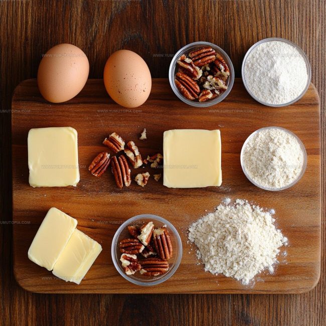 Ingredients Used in Brown Butter Pecan Pie Bars