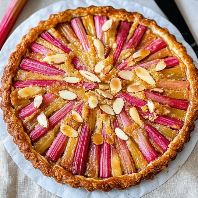 Cooking Method for Rhubarb Almond Frangipane Tart