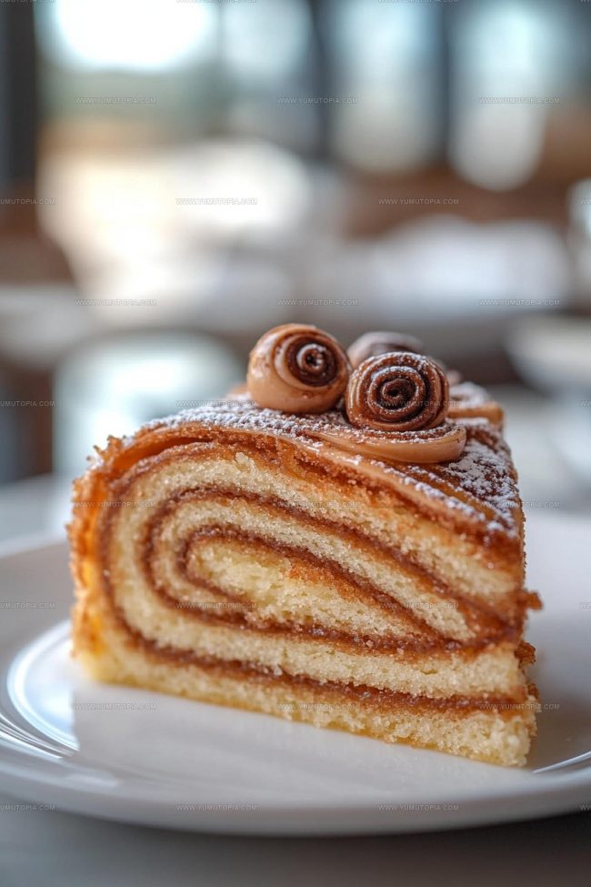 Baking Instructions for Cinnamon Roll Cake