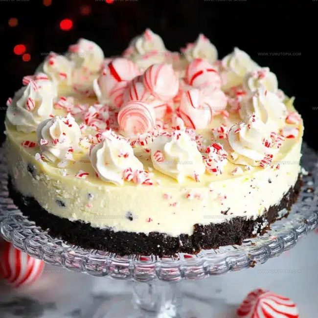 Cool Mint Accents, Rich Dairy, and Crisp Crust Essentials for Cheesecake