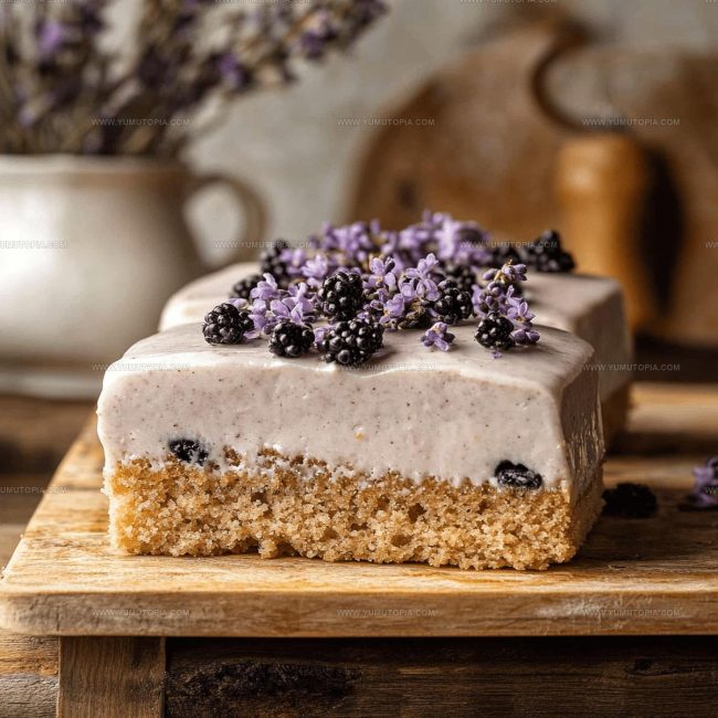 Cooking Method for London Fog Cake