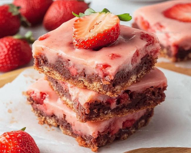 Preparation Steps for Strawberry Brownies