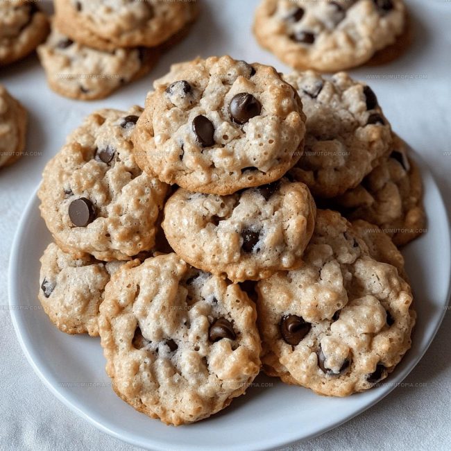 Helpful Cooking Notes For Chocolate Chip Rice Crispy Cookies