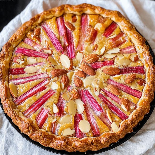 What Makes Rhubarb Almond Frangipane Tart So Elegant