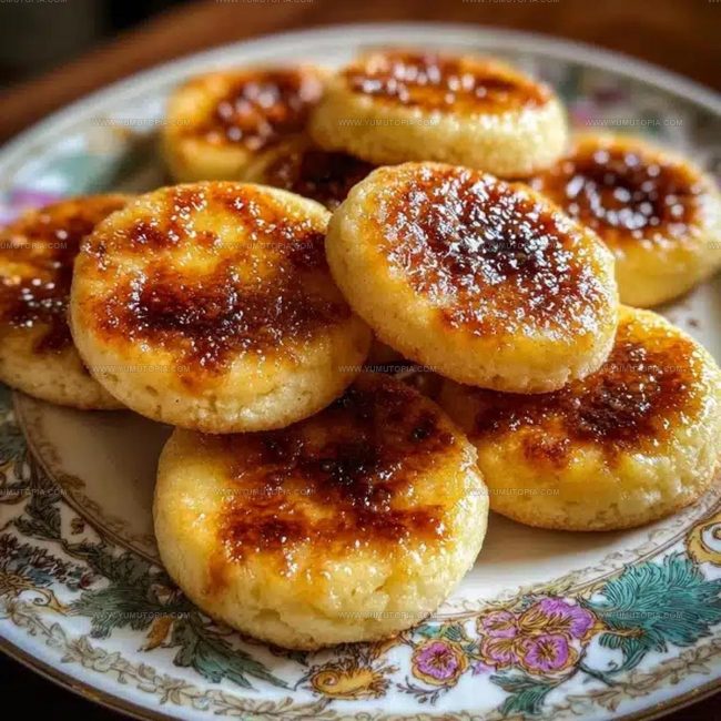 Flavor Spin Ideas For Fancy Creme Brulee Cookies