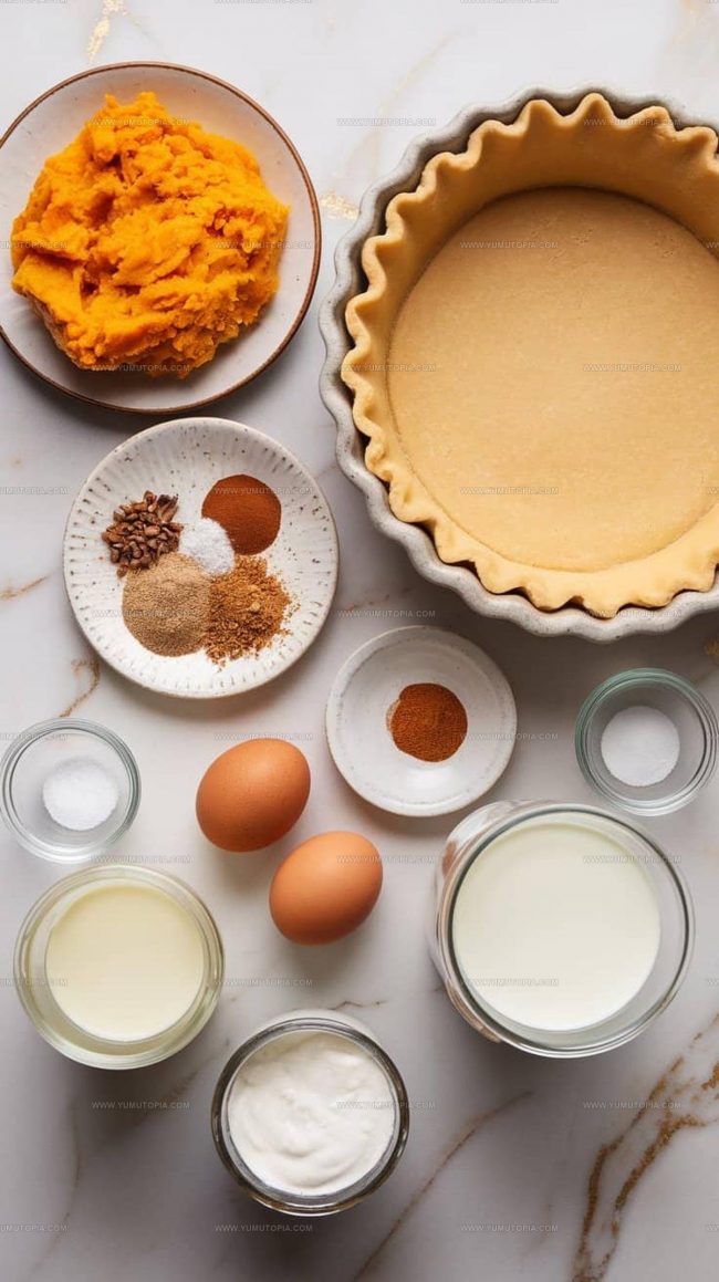 Butternut Squash Pie Ingredient Breakdown