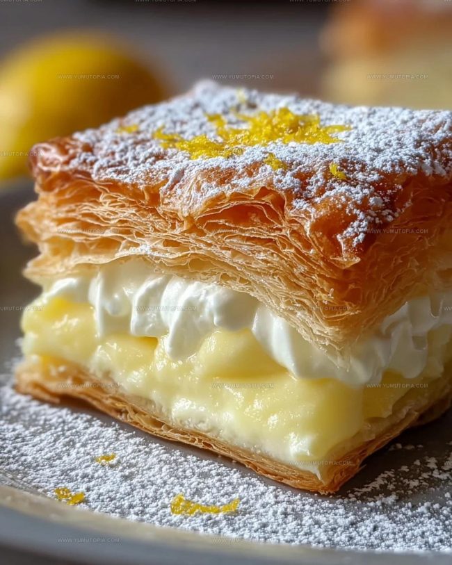 Lemon Impossible Pie Baking Steps