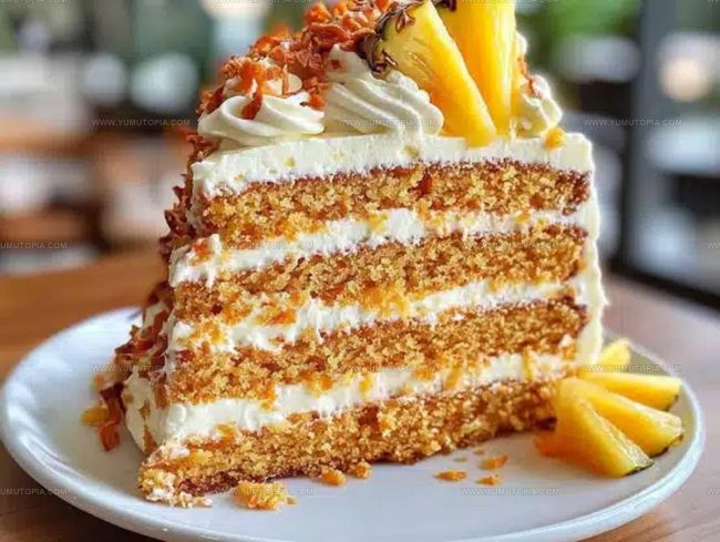 Fruit Spiced Cake Layers And Creamy Frosting Breakdown
