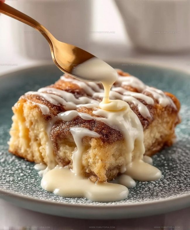Step-by-Step Method for Cinnamon Roll Cake