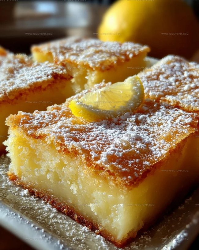 Simple Instructions For Two Ingredient Lemon Bars