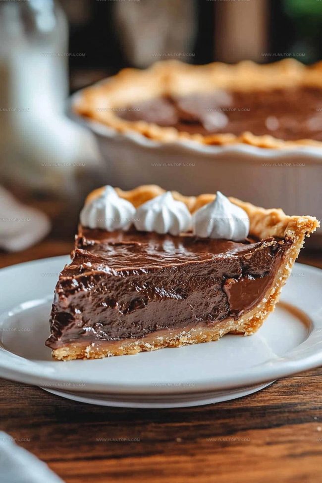 Why Chocolate Pie Always Satisfies