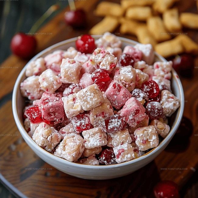 What Makes Cherry Cheesecake Puppy Chow So Snackable
