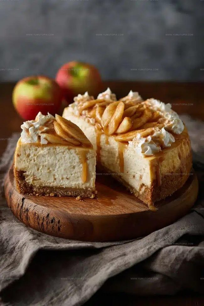 Seasonal Spice And Crust Variations For Apple Cider Cheesecake