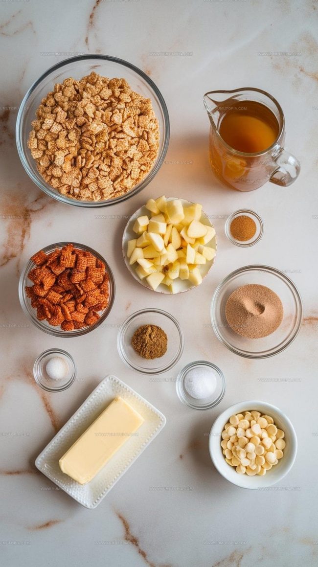 Apple Pie Chex Mix Ingredients Used