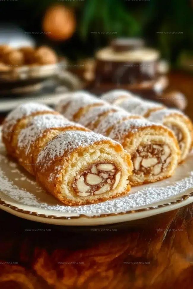 Nutty Filling And Traditional Dough Swaps For Nut Roll Cookies