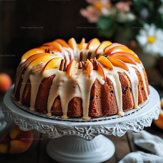 Cooking Method for Fresh Peach Bundt Cake