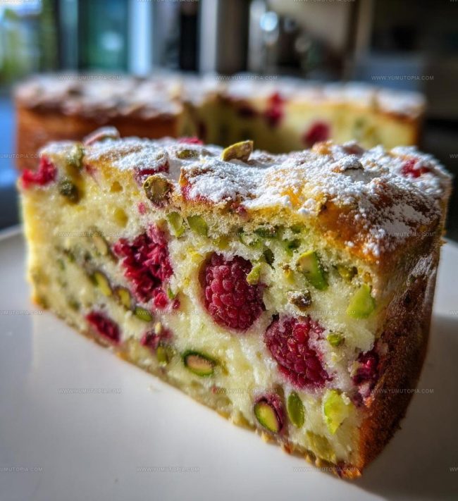 Baking Instructions for Pistachio Ricotta Cake