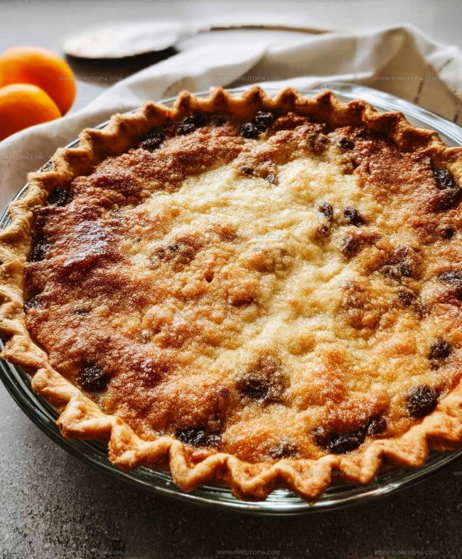 Preparing Old Fashioned Raisin Pie Step by Step