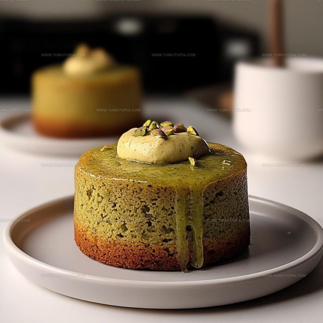 Baking Directions for Pistachio Lava Cakes