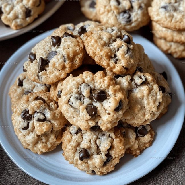 Cooking Method for Chocolate Chip Rice Crispy Cookies