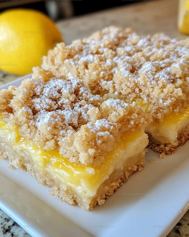 Directions for Lemon Crumb Bars
