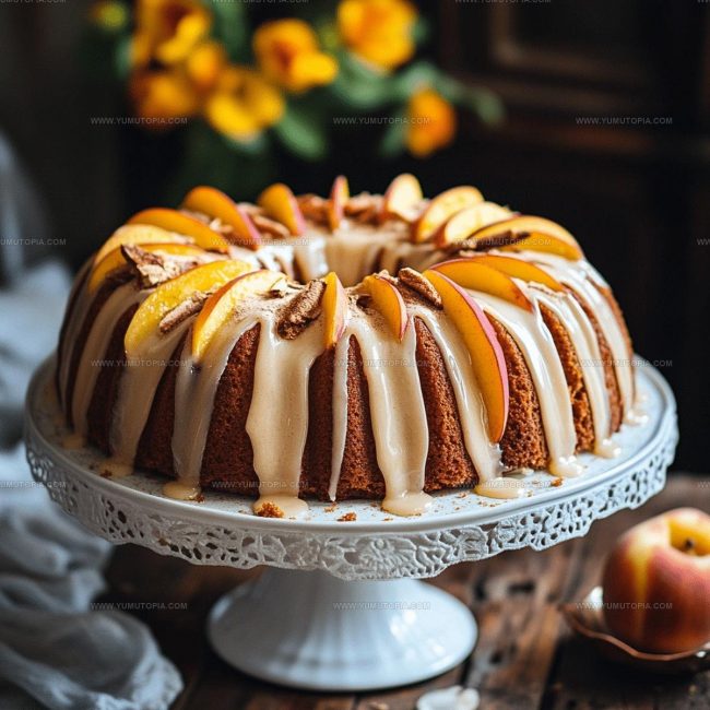 What Makes Fresh Peach Bundt Cake So Bright