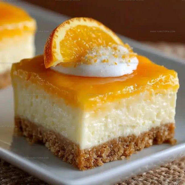 Fun Twists On Orange Creamsicle Cheesecake Bars