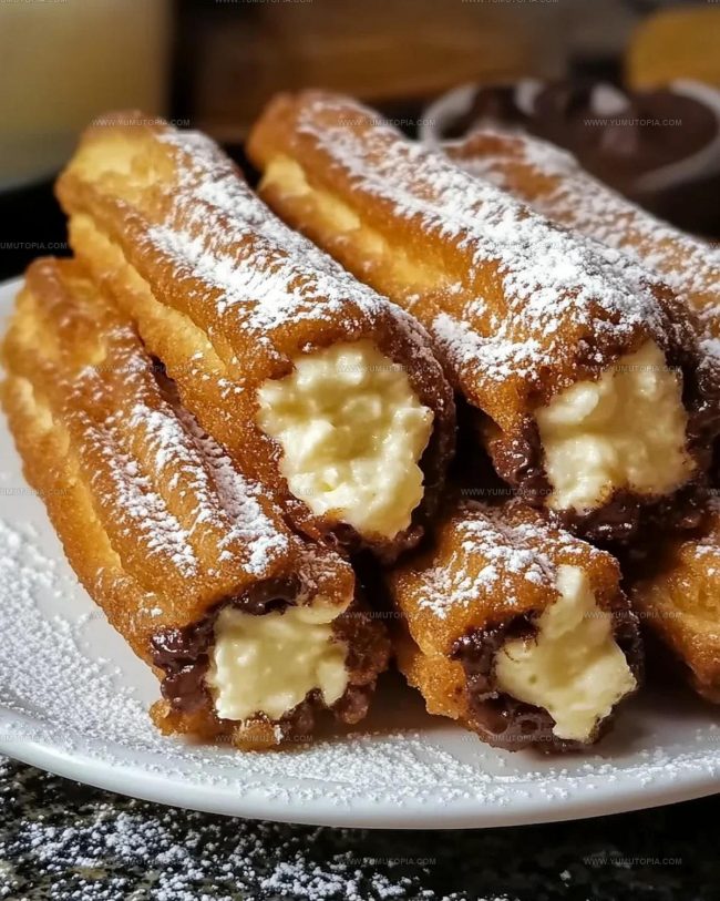 Serving And Pairing Ideas For Cookie Dough Cheesecake Stuffed Churros