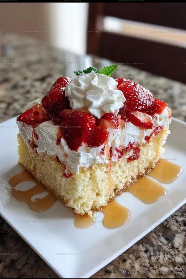 Fruity Soak and Whipped Topping Ideas for Tres Leches