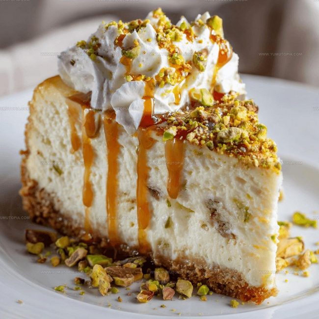 How to Make Pistachio White Chocolate Cheesecake