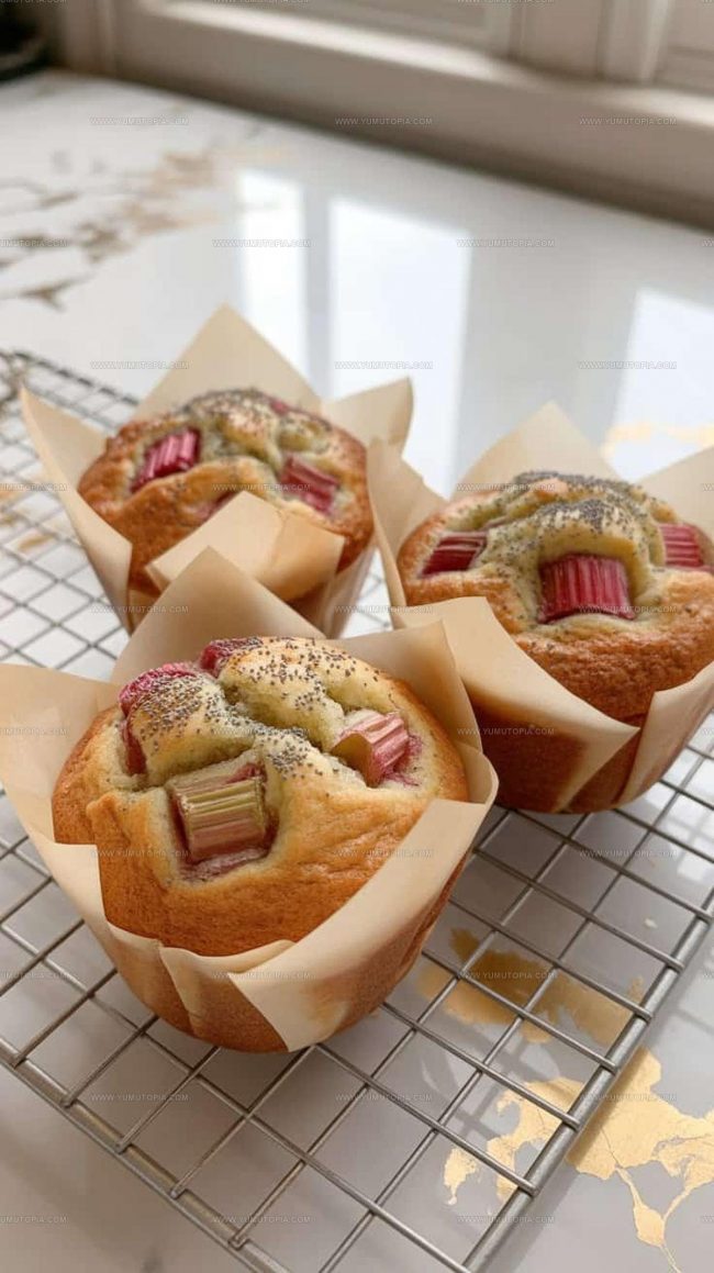 What Makes Rhubarb Poppy Seed Muffins Worth Baking
