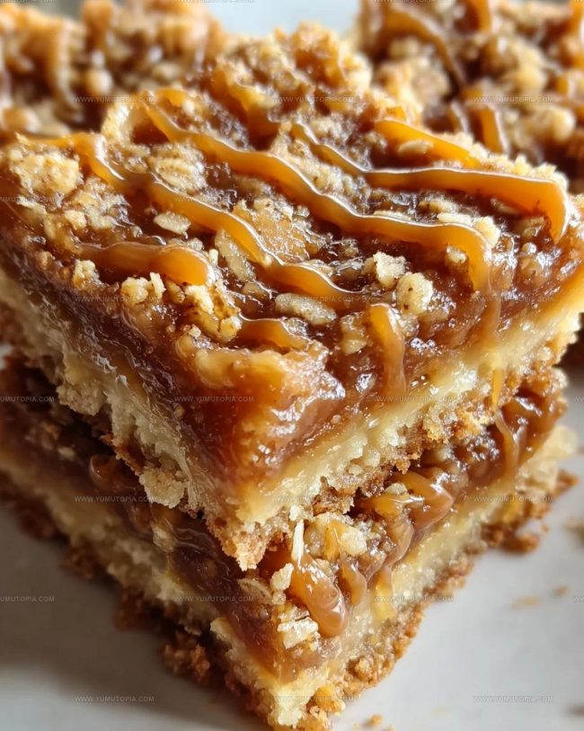 Step-by-Step Directions for Caramel Crush Bars Dessert