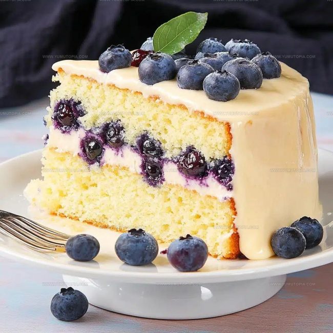 Classic Method for Blueberry Lemon Mascarpone Cake