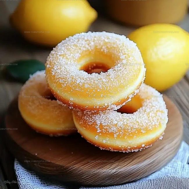 What Goes Into Sweet Lemon Sugar Baked Donuts