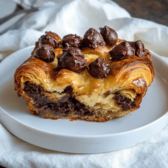 Directions for Making Chocolate Croissant Breakfast Bake