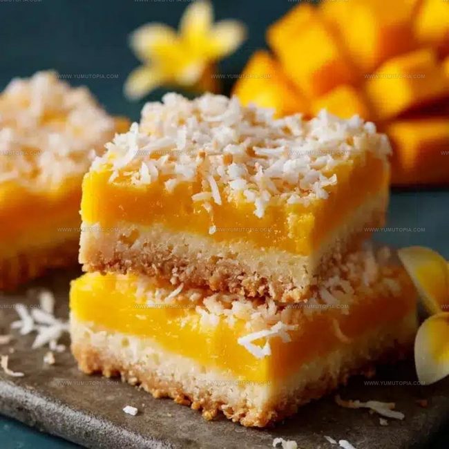 How to Ensure a Firm Slice and Tender Bite for Mango Coconut Bars