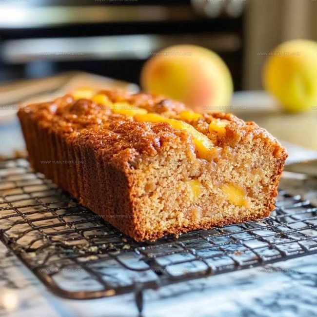 Cooking Method for Southern Peach Bread