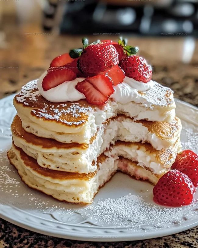 Serving And Pairing Ideas For Strawberry Cheesecake Pancakes