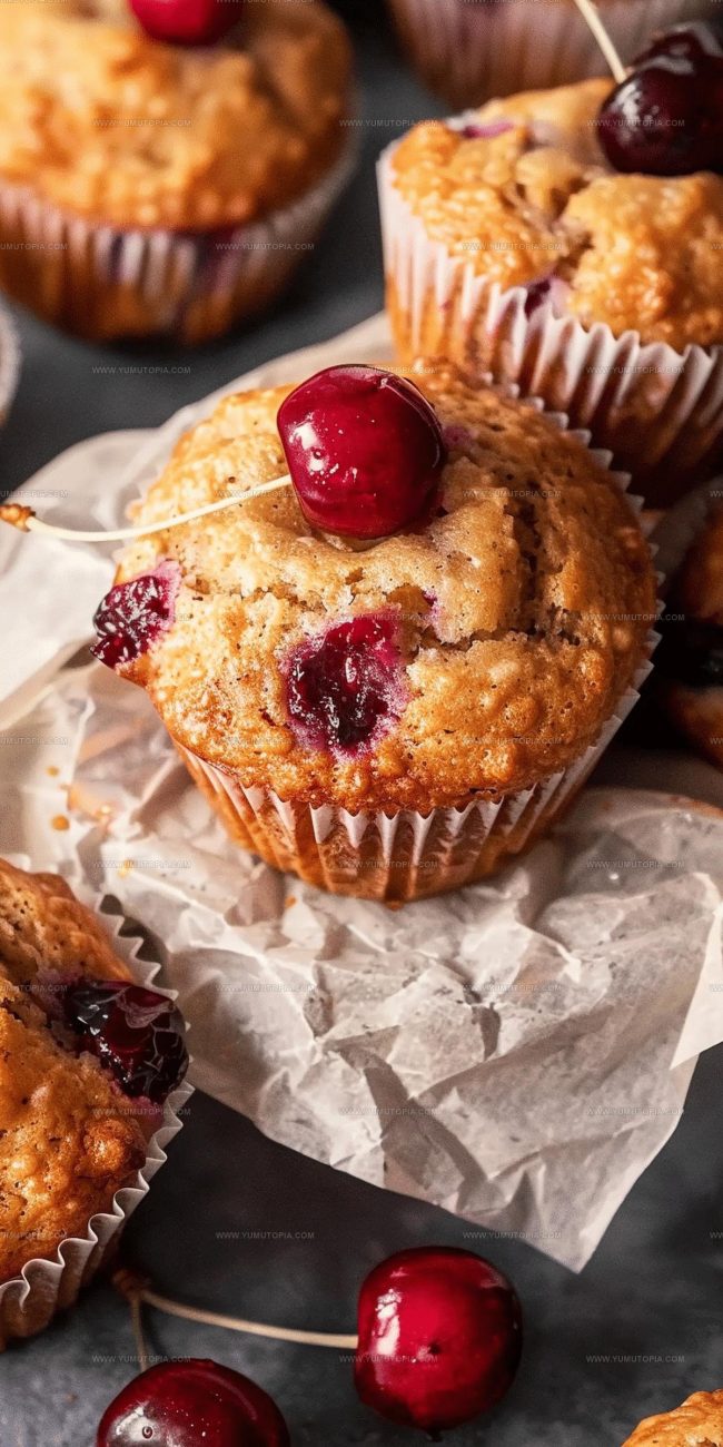 Preparing Cherry Banana Muffins Step By Step