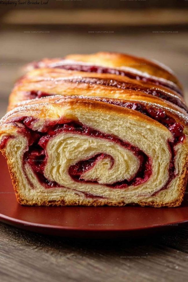 Swirled Raspberry Brioche Loaf Cooking Directions