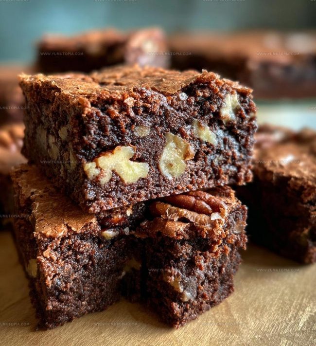 Baking Instructions for Fudgy Pecan Brownies