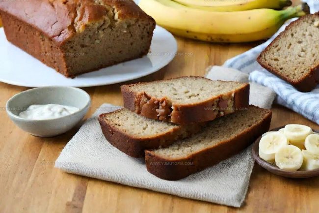 Full Ingredient List for Two Banana Banana Bread