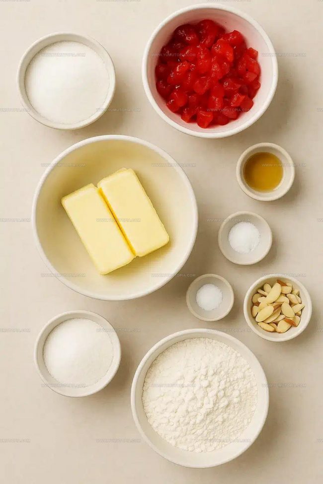 Cookie Components Defining Cherry-Almond Character